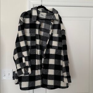 NWOT Sonoma Checkered Shacket